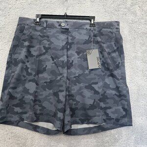 GFORE Grey CAMO MAVERICK 4-WAY STRETCH 8" INSEAM SHORT Men's Size 38 NEW Golf
